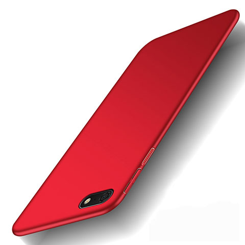 Funda Dura Plastico Rigida Carcasa Mate M01 para Huawei Enjoy 8e Lite Rojo