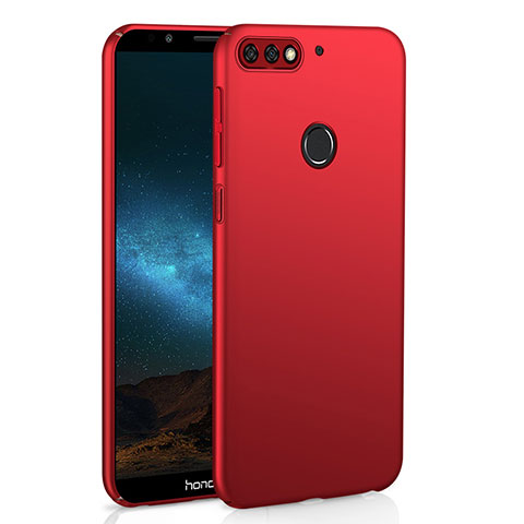 Funda Dura Plastico Rigida Carcasa Mate M01 para Huawei Honor 7C Rojo