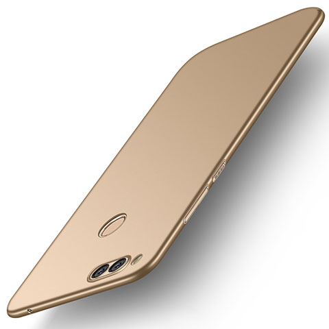 Funda Dura Plastico Rigida Carcasa Mate M01 para Huawei Honor 7X Oro