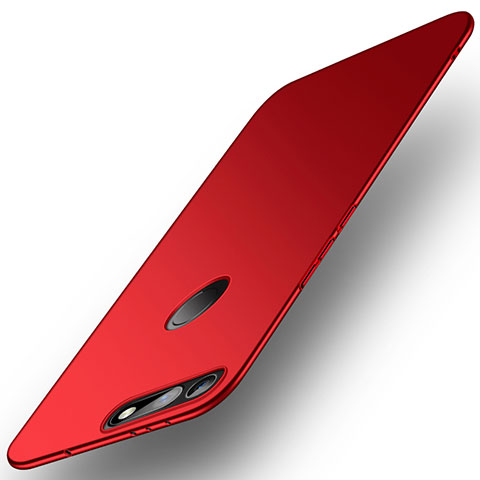 Funda Dura Plastico Rigida Carcasa Mate M01 para Huawei Honor View 20 Rojo