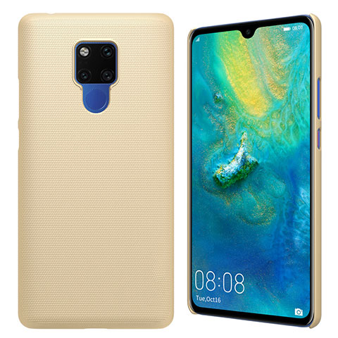 Funda Dura Plastico Rigida Carcasa Mate M01 para Huawei Mate 20 X 5G Oro