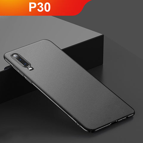 Funda Dura Plastico Rigida Carcasa Mate M01 para Huawei P30 Negro