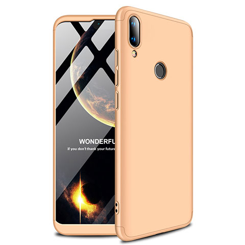 Funda Dura Plastico Rigida Carcasa Mate M01 para Huawei Y9 (2019) Oro