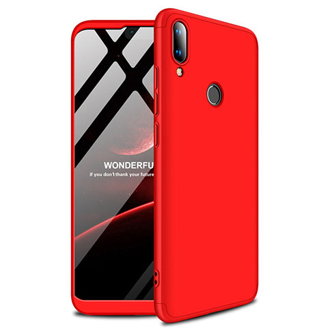 Funda Dura Plastico Rigida Carcasa Mate M01 para Huawei Y9 (2019) Rojo