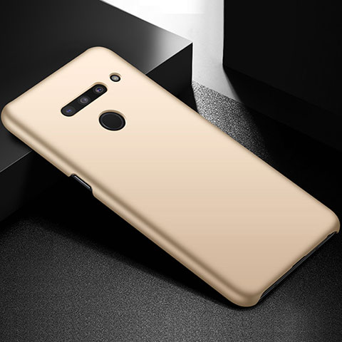 Funda Dura Plastico Rigida Carcasa Mate M01 para LG V50 ThinQ 5G Oro