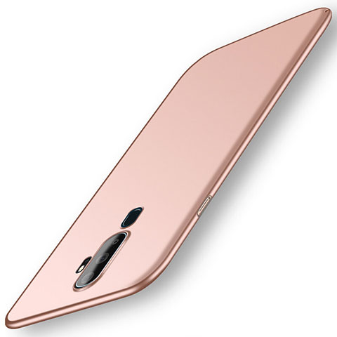 Funda Dura Plastico Rigida Carcasa Mate M01 para Oppo A5 (2020) Oro Rosa