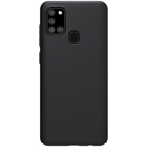 Funda Dura Plastico Rigida Carcasa Mate M01 para Samsung Galaxy A21s Negro