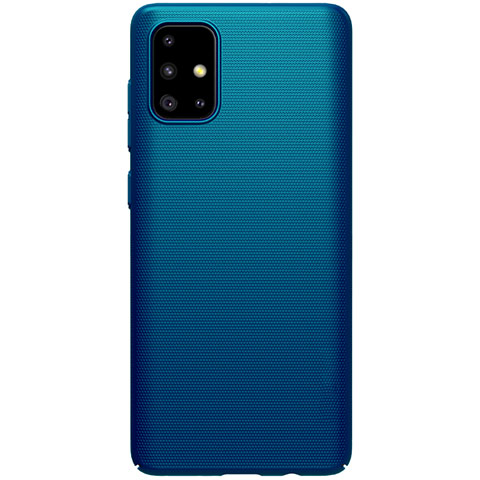 Funda Dura Plastico Rigida Carcasa Mate M01 para Samsung Galaxy A51 5G Azul