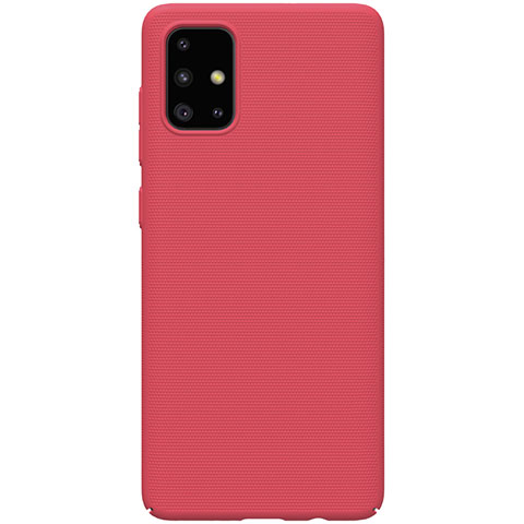 Funda Dura Plastico Rigida Carcasa Mate M01 para Samsung Galaxy A51 5G Rojo