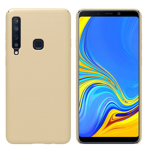 Funda Dura Plastico Rigida Carcasa Mate M01 para Samsung Galaxy A9s Oro