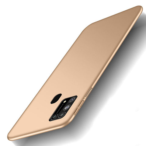 Funda Dura Plastico Rigida Carcasa Mate M01 para Samsung Galaxy M21s Oro