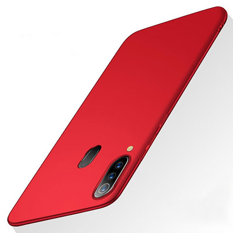 Funda Dura Plastico Rigida Carcasa Mate M01 para Samsung Galaxy M40 Rojo