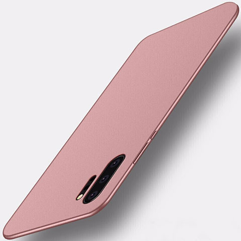 Funda Dura Plastico Rigida Carcasa Mate M01 para Samsung Galaxy Note 10 Plus Oro Rosa