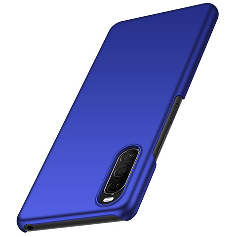 Funda Dura Plastico Rigida Carcasa Mate M01 para Sony Xperia 10 II Azul