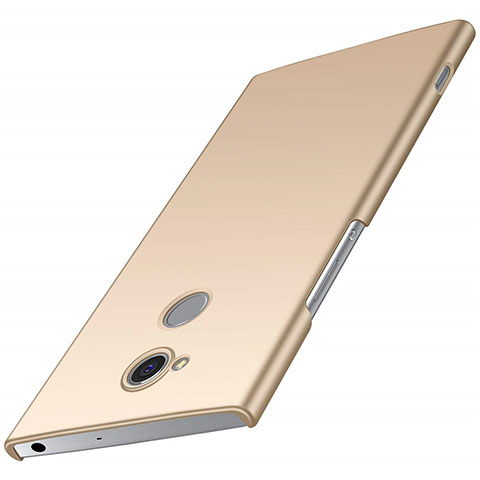 Funda Dura Plastico Rigida Carcasa Mate M01 para Sony Xperia XA2 Ultra Oro