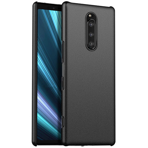 Funda Dura Plastico Rigida Carcasa Mate M01 para Sony Xperia XZ4 Negro