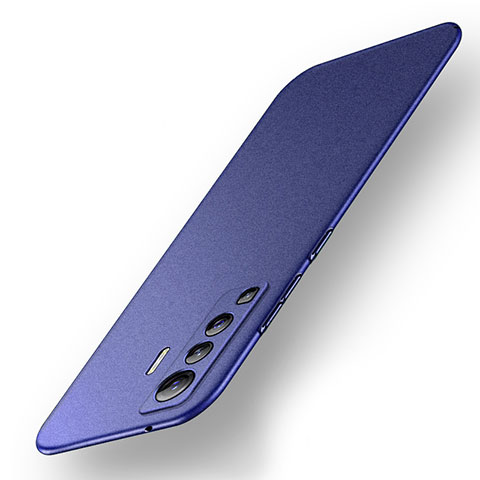 Funda Dura Plastico Rigida Carcasa Mate M01 para Vivo X50 5G Azul