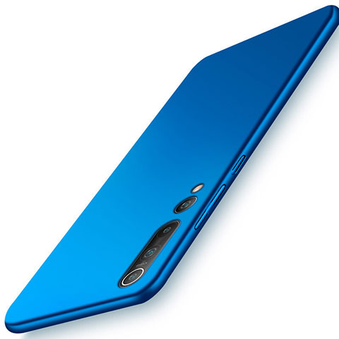 Funda Dura Plastico Rigida Carcasa Mate M01 para Xiaomi Mi 10 Pro Azul