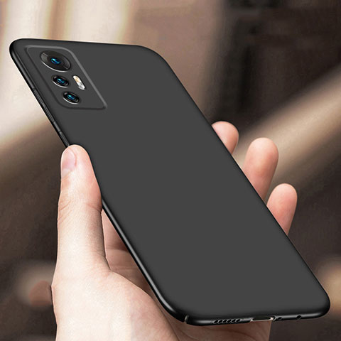 Funda Dura Plastico Rigida Carcasa Mate M01 para Xiaomi Mi 12 Pro 5G Negro