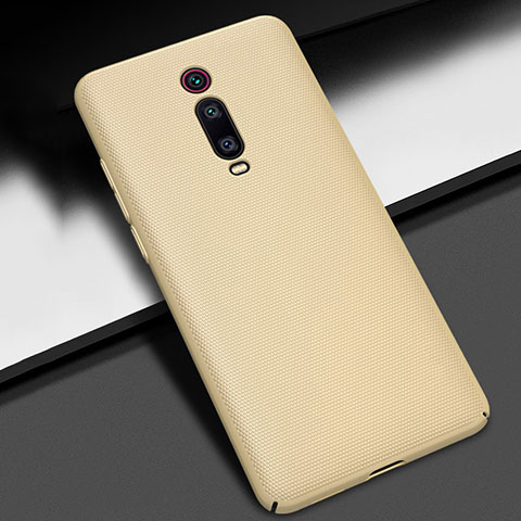 Funda Dura Plastico Rigida Carcasa Mate M01 para Xiaomi Mi 9T Pro Oro