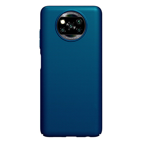 Funda Dura Plastico Rigida Carcasa Mate M01 para Xiaomi Poco X3 NFC Azul