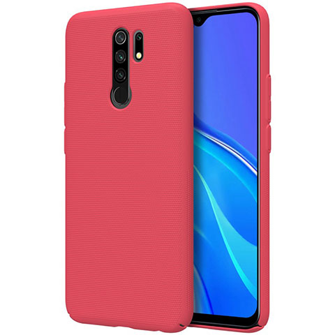 Funda Dura Plastico Rigida Carcasa Mate M01 para Xiaomi Redmi 9 Rojo