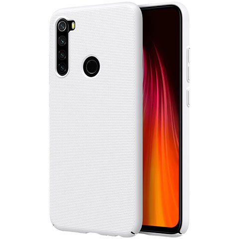 Funda Dura Plastico Rigida Carcasa Mate M01 para Xiaomi Redmi Note 8 Blanco