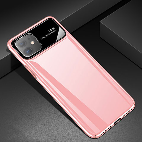 Funda Dura Plastico Rigida Carcasa Mate M02 para Apple iPhone 11 Oro Rosa