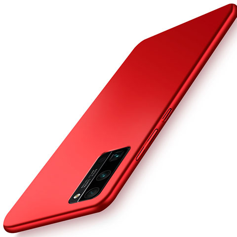 Funda Dura Plastico Rigida Carcasa Mate M02 para Huawei Honor 30 Pro Rojo