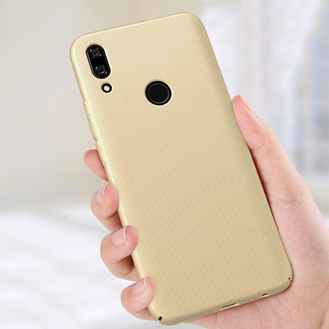 Funda Dura Plastico Rigida Carcasa Mate M02 para Huawei P Smart Z Oro