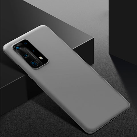 Funda Dura Plastico Rigida Carcasa Mate M02 para Huawei P40 Pro+ Plus Gris