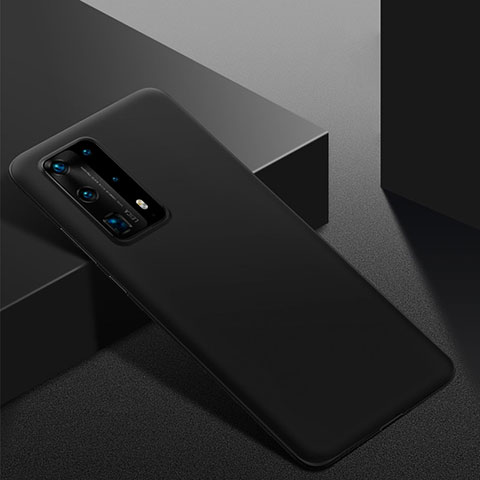 Funda Dura Plastico Rigida Carcasa Mate M02 para Huawei P40 Pro+ Plus Negro