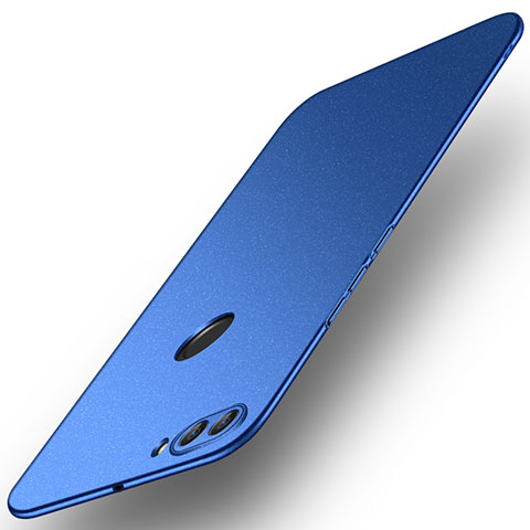 Funda Dura Plastico Rigida Carcasa Mate M02 para Huawei Y9 (2018) Azul