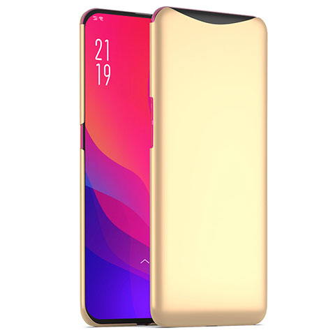 Funda Dura Plastico Rigida Carcasa Mate M02 para Oppo Find X Oro