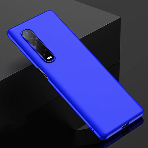 Funda Dura Plastico Rigida Carcasa Mate M02 para Oppo Find X2 Pro Azul