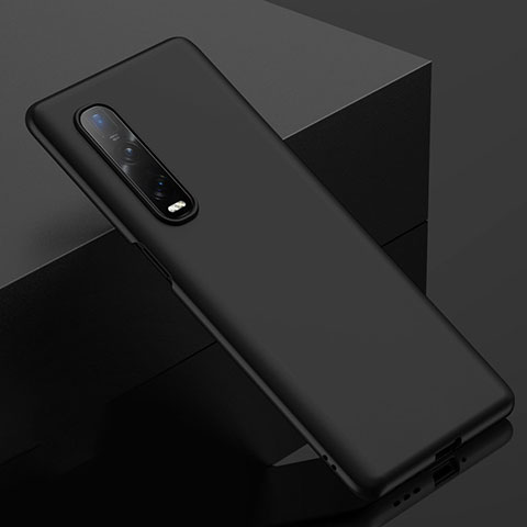 Funda Dura Plastico Rigida Carcasa Mate M02 para Oppo Find X2 Pro Negro