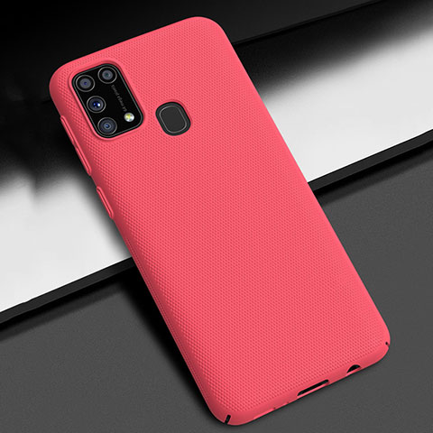 Funda Dura Plastico Rigida Carcasa Mate M02 para Samsung Galaxy M31 Prime Edition Rojo