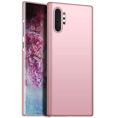 Funda Dura Plastico Rigida Carcasa Mate M02 para Samsung Galaxy Note 10 Plus Oro Rosa