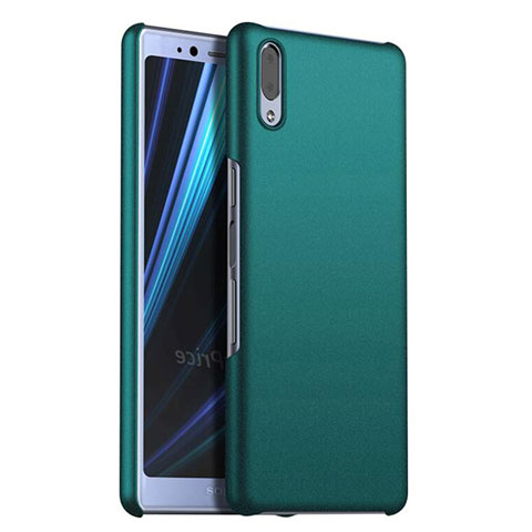 Funda Dura Plastico Rigida Carcasa Mate M02 para Sony Xperia L3 Verde