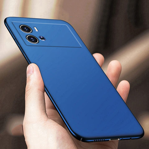 Funda Dura Plastico Rigida Carcasa Mate M02 para Vivo iQOO 9 Pro 5G Azul