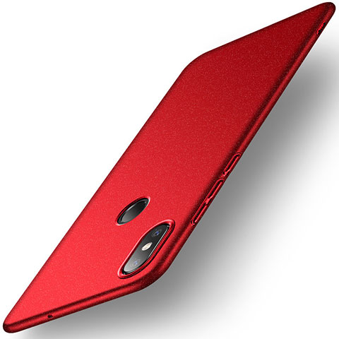 Funda Dura Plastico Rigida Carcasa Mate M02 para Xiaomi Mi 8 Rojo