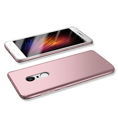 Funda Dura Plastico Rigida Carcasa Mate M02 para Xiaomi Redmi Note 4 Standard Edition Oro Rosa