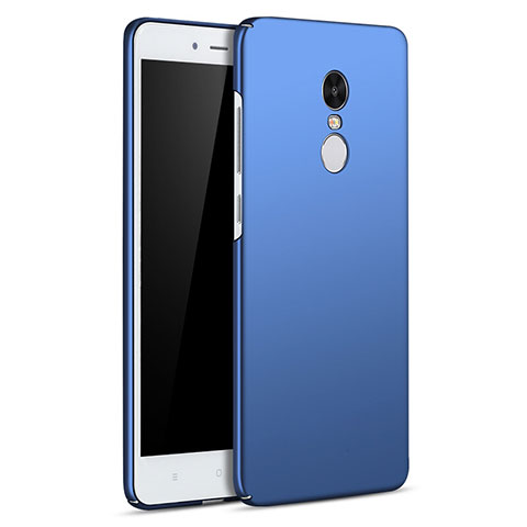 Funda Dura Plastico Rigida Carcasa Mate M02 para Xiaomi Redmi Note 4X High Edition Azul