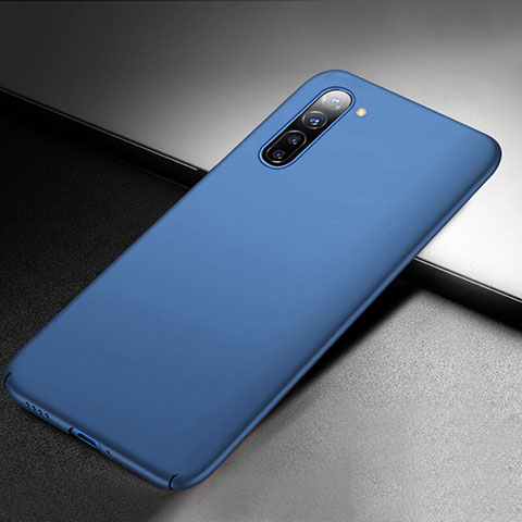 Funda Dura Plastico Rigida Carcasa Mate M03 para Oppo F15 Azul