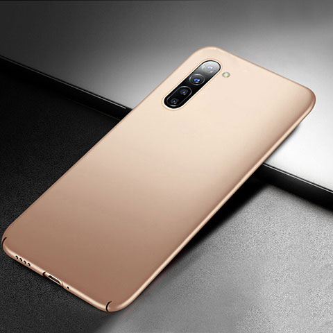 Funda Dura Plastico Rigida Carcasa Mate M03 para Oppo F15 Oro