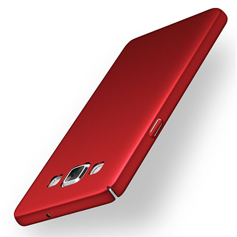 Funda Dura Plastico Rigida Carcasa Mate M03 para Samsung Galaxy A5 Duos SM-500F Rojo