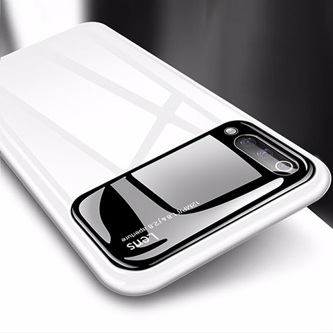 Funda Dura Plastico Rigida Carcasa Mate M03 para Xiaomi CC9e Blanco