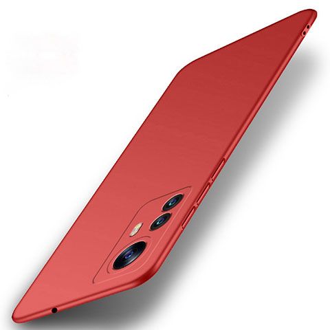 Funda Dura Plastico Rigida Carcasa Mate M03 para Xiaomi Mi 12X 5G Rojo