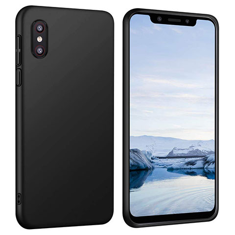 Funda Dura Plastico Rigida Carcasa Mate M03 para Xiaomi Mi 8 Pro Global Version Negro