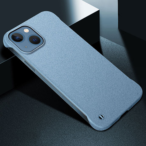 Funda Dura Plastico Rigida Carcasa Mate M05 para Apple iPhone 13 Azul Cielo